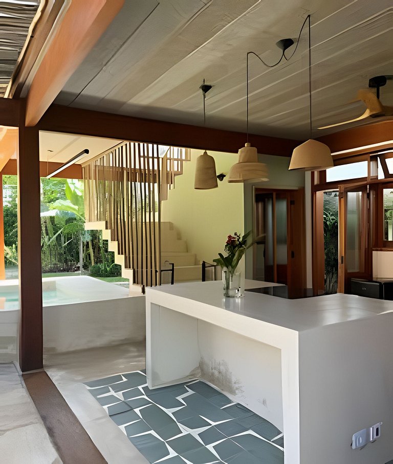 Casa c/piscina a 150m da praia, Itaguaçu, Ilhabela | Sereia