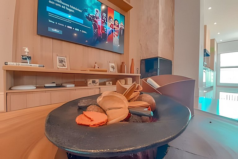 Lindo e espaçoso flat no condomínio Le Premier