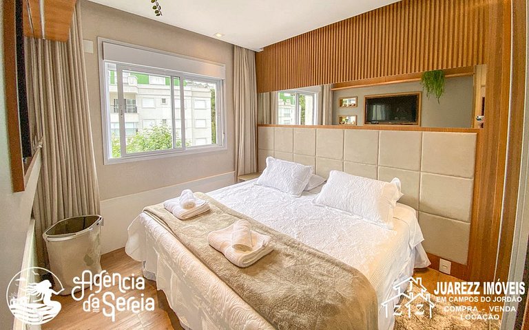 Flat no Le Premier, Vila Inglesa, Campos do Jordão | Sereia