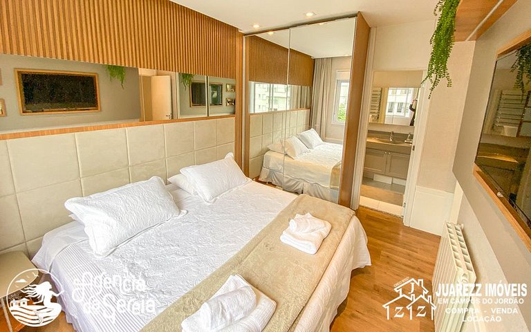Flat no Le Premier, Vila Inglesa, Campos do Jordão | Sereia