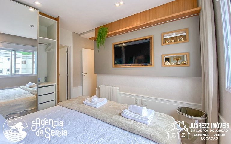 Flat no Le Premier, Vila Inglesa, Campos do Jordão | Sereia