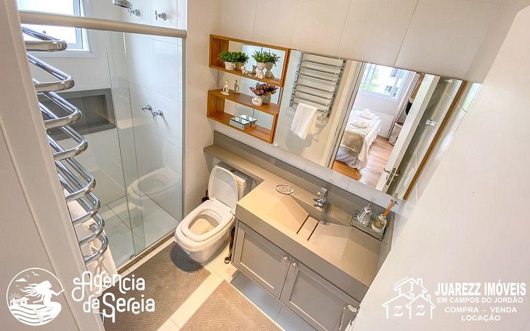 Flat no Le Premier, Vila Inglesa, Campos do Jordão | Sereia