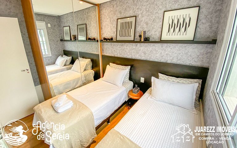 Flat no Le Premier, Vila Inglesa, Campos do Jordão | Sereia
