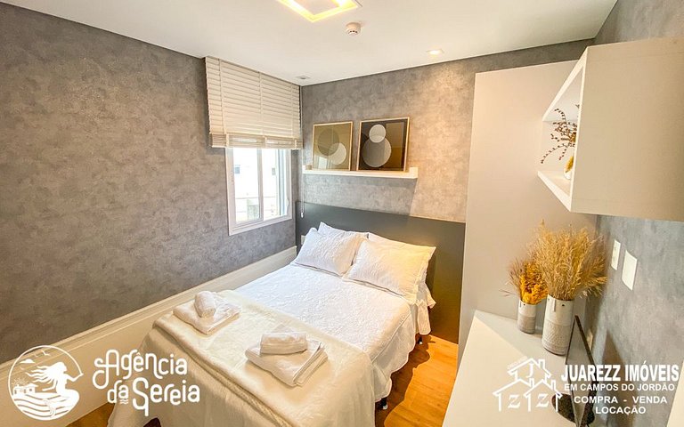 Flat no Le Premier, Vila Inglesa, Campos do Jordão | Sereia