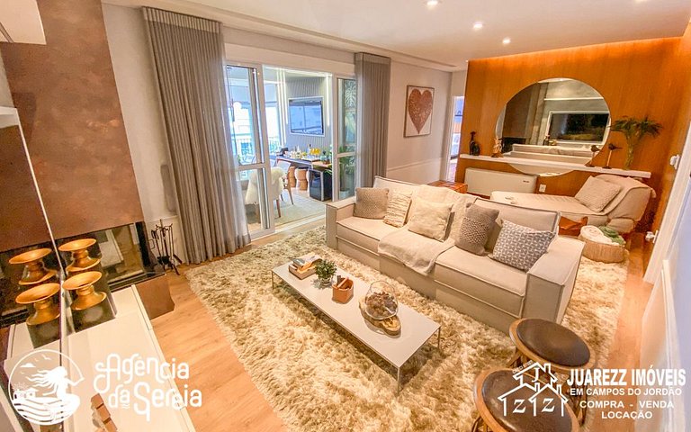 Flat no Le Premier, Vila Inglesa, Campos do Jordão | Sereia