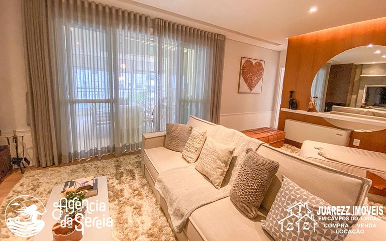 Flat no Le Premier, Vila Inglesa, Campos do Jordão | Sereia