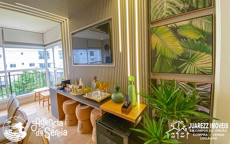 Flat no Le Premier, Vila Inglesa, Campos do Jordão | Sereia
