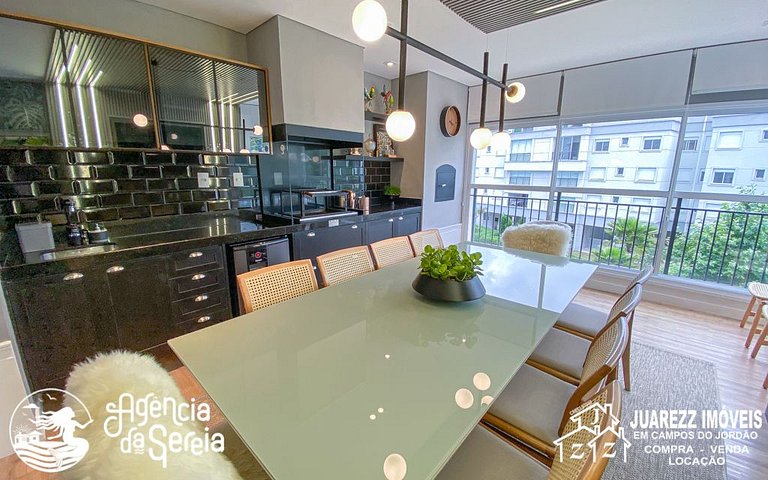Flat no Le Premier, Vila Inglesa, Campos do Jordão | Sereia