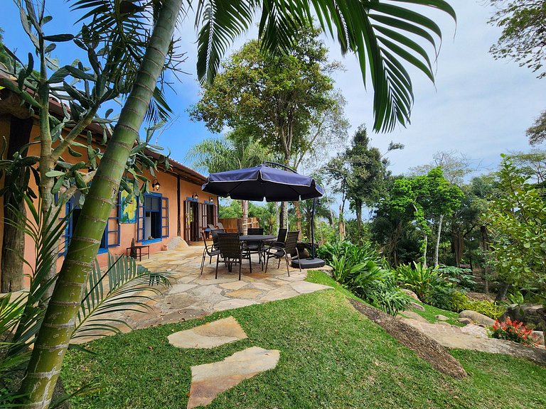 Bangalô Sol: refúgio c/ vista incrível em Ilhabela