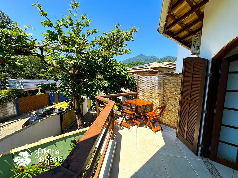 Suíte espaçosa 150m do Perequê, Ilhabela | Sereia