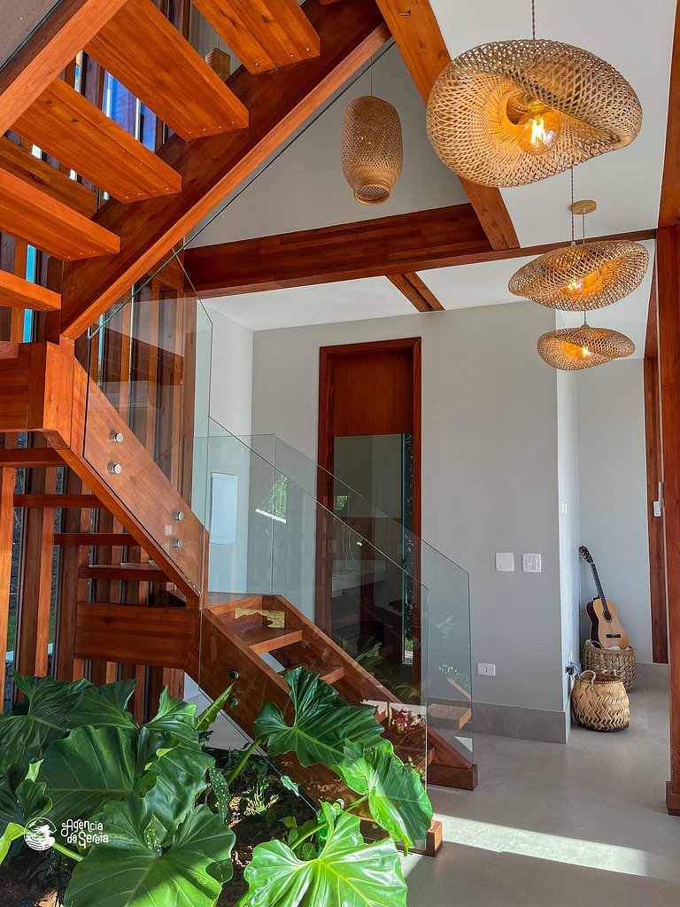 Casa com vista-mar e temporada baleias em Ilhabela