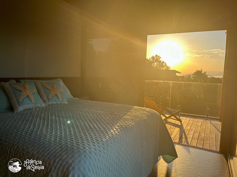 Casa com vista-mar e temporada baleias em Ilhabela