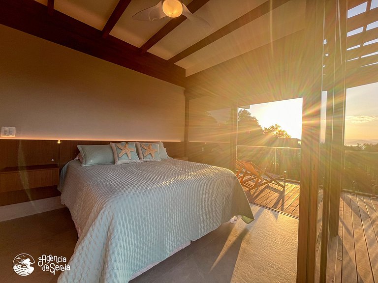 Casa com vista-mar e temporada baleias em Ilhabela