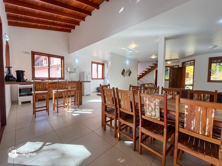 Casa c/ varanda gourmet em cond., Urubu, Ilhabela | Sereia