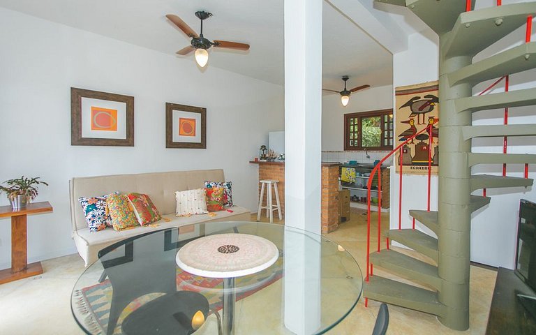 Casa c/ jardim a 300m da praia – Itaquanduba, Ilhabela