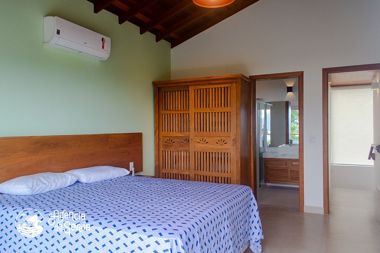 Casa c/vista incrível em condomínio – Bexiga, Ilhabela
