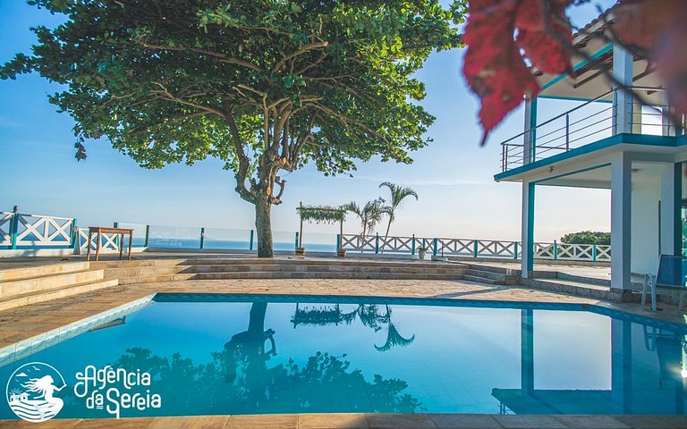 Casa costeira c/ vista e área gourmet, Borrifos | Sereia