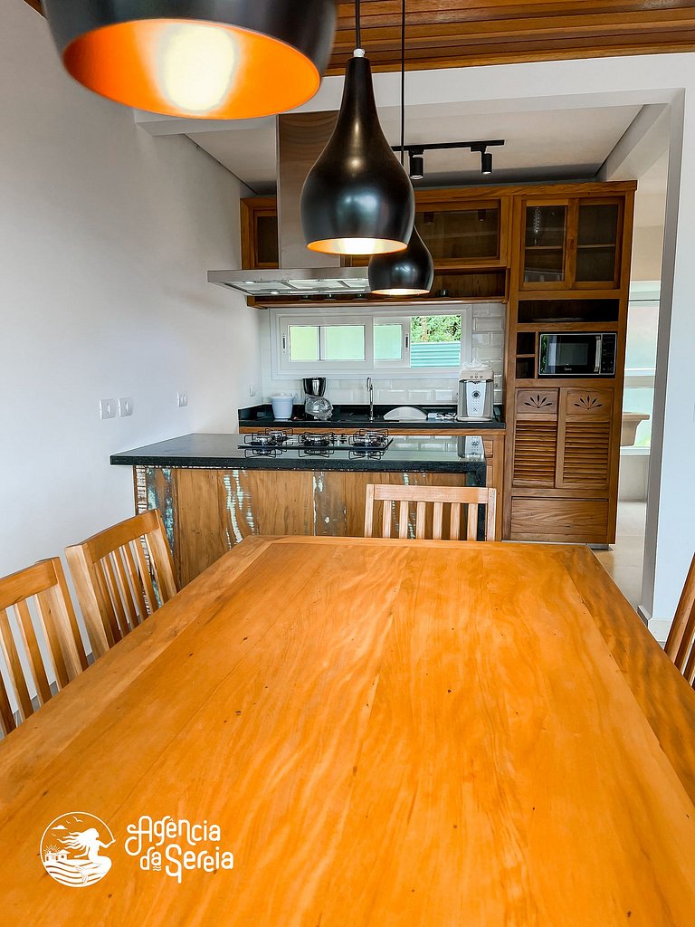 Casa c/vista incrível em condomínio – Bexiga, Ilhabela