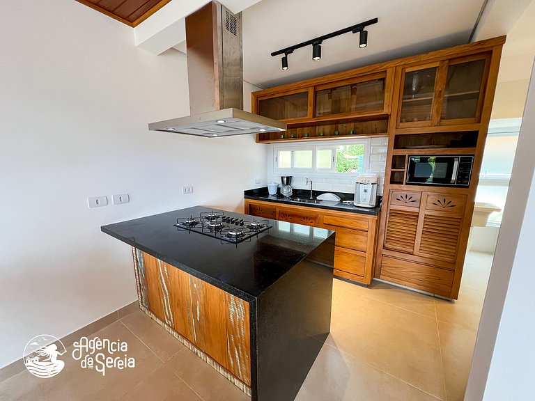Casa c/vista incrível em condomínio – Bexiga, Ilhabela