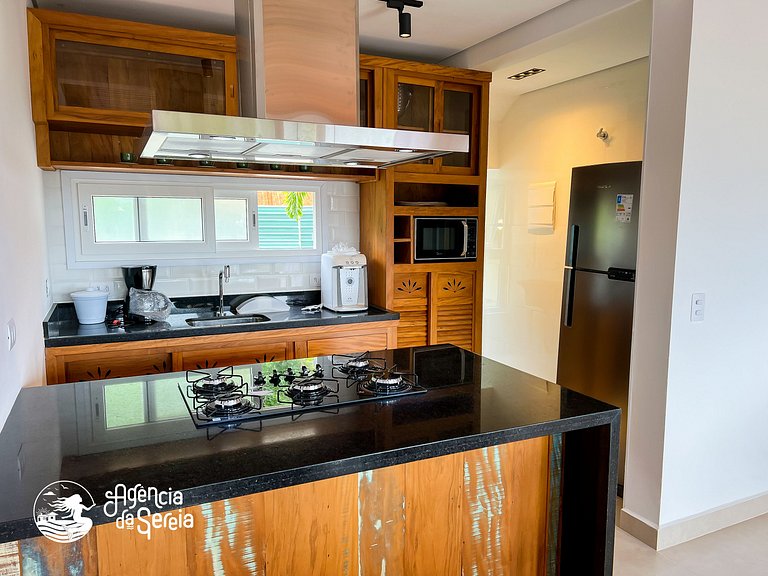 Casa c/vista incrível em condomínio – Bexiga, Ilhabela