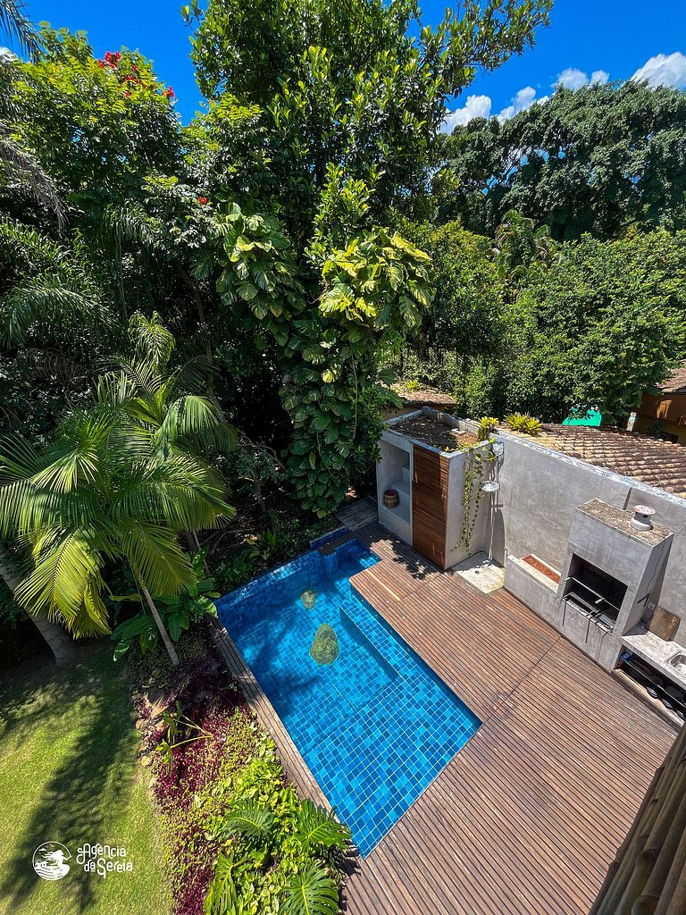 Casa c/ cachoeira e praia a 50m, Engenho d’Água | Sereia