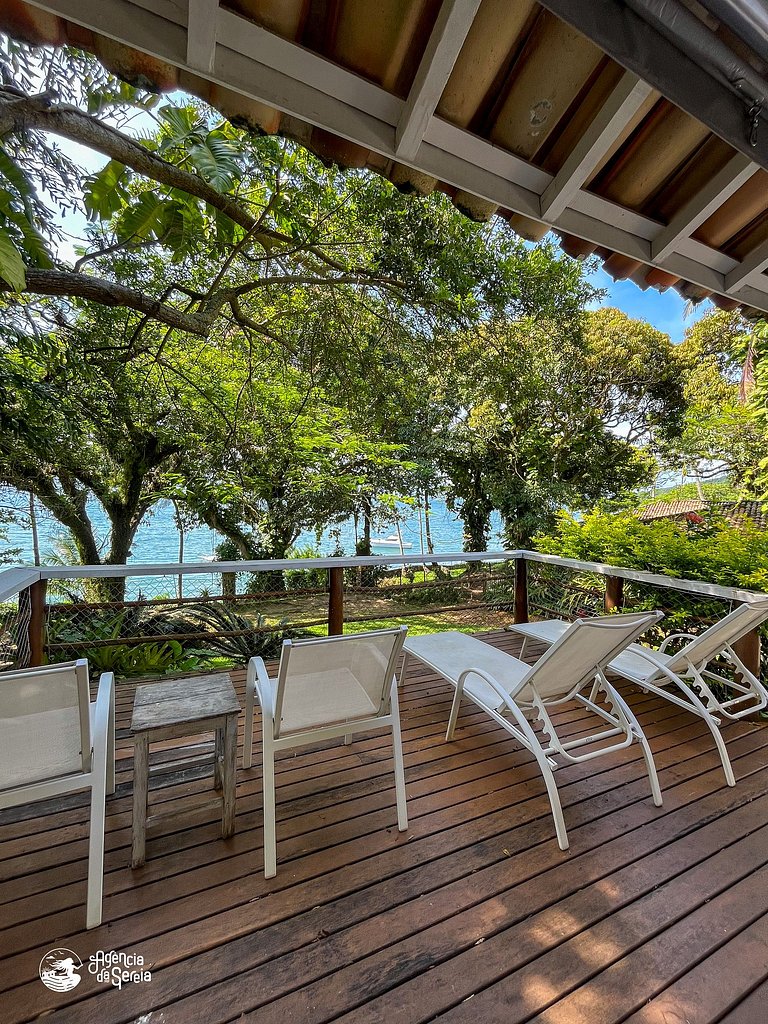 Casa beira-mar com vista - Ilhabela, Armação