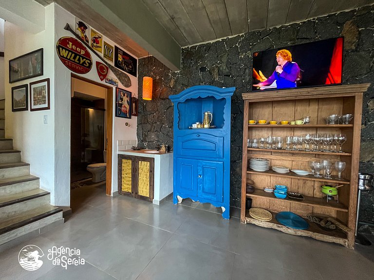 Casa em cond. c/ vista p/ mar, Piúva, Ilhabela | Sereia