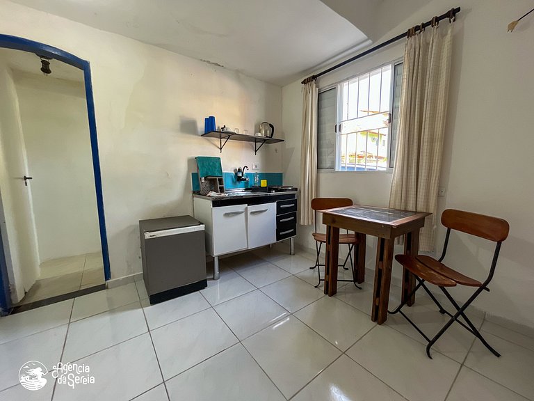 Lindo studio a poucos metros da praia do Perequê
