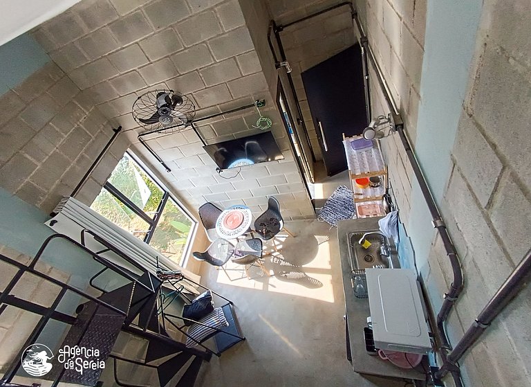 Loft para 4 pessoas, pertinho da praia do Curral
