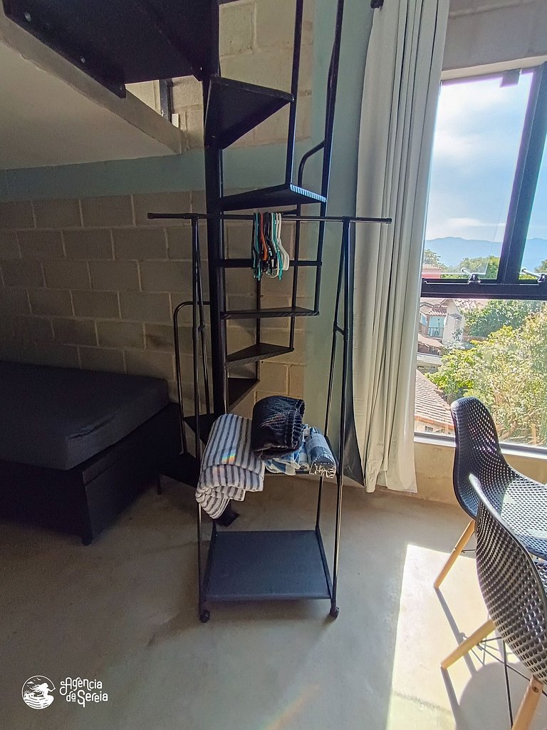 Loft para 4 pessoas, pertinho da praia do Curral