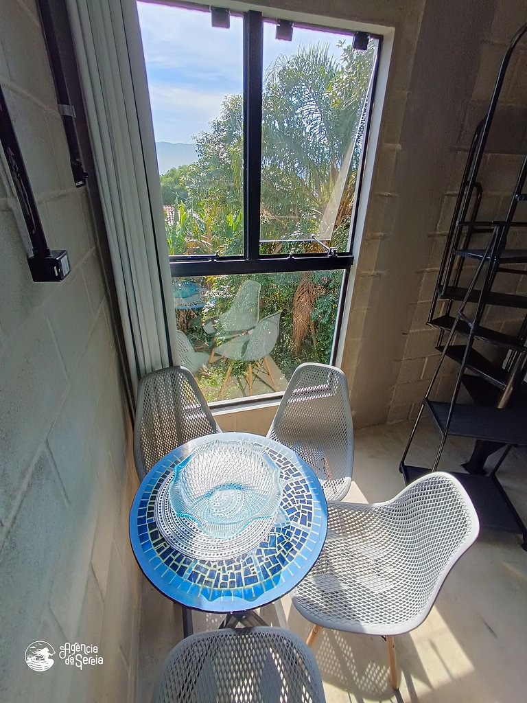 Loft 5 pessoas, perto da praia Curral e cachoeira