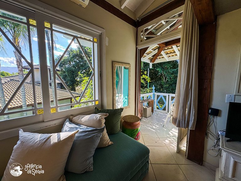 Loft aconchegante para 4p, perto da praia e centro