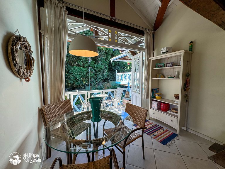 Loft aconchegante para 4p, perto da praia e centro