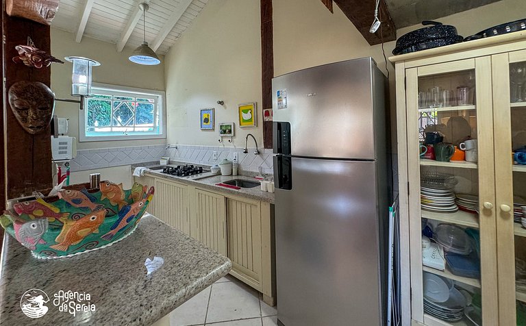 Loft aconchegante para 4p, perto da praia e centro