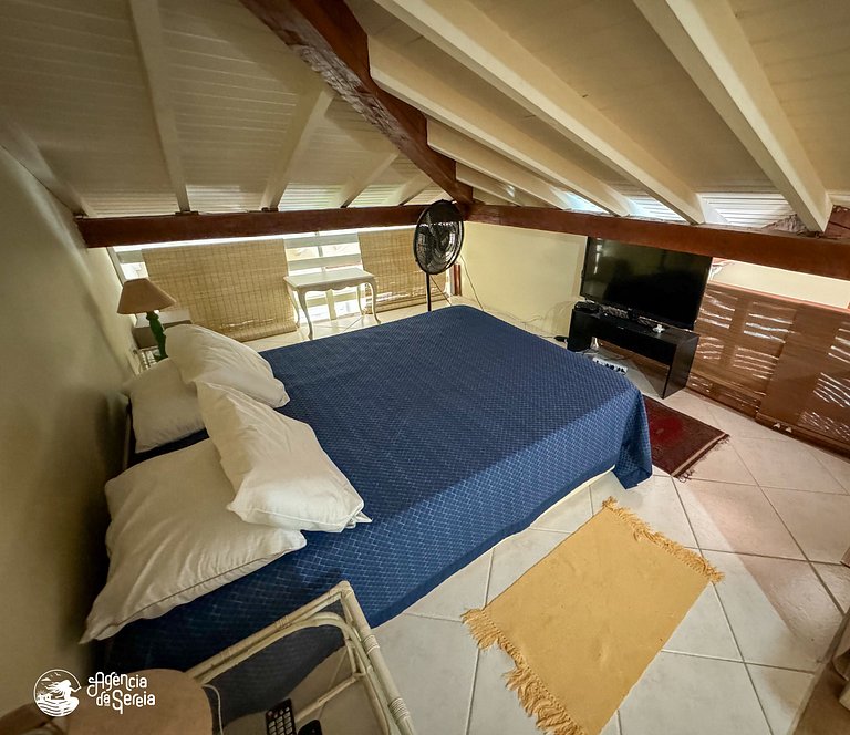 Loft aconchegante, 4 pessoas, perto praia e centro