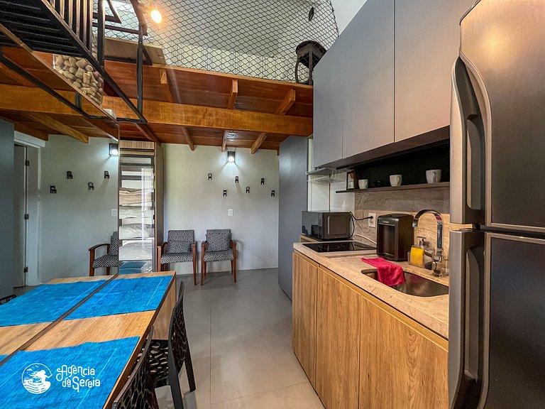 Lindo loft a 300m da praia do Perequê em Ilhabela