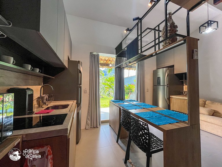 Lindo loft a 300m da praia do Perequê em Ilhabela