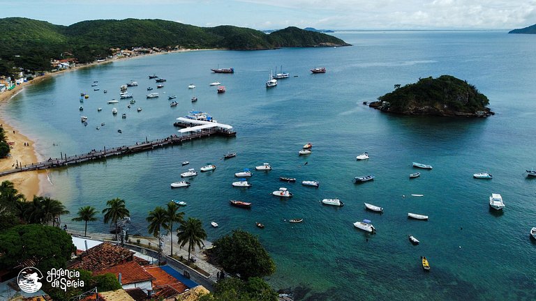 Suíte charmosa e central para até 3 hóspedes