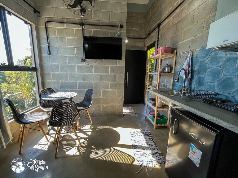 Loft p/4 pessoas perto do Curral, Bexiga, Ilhabela | Sereia