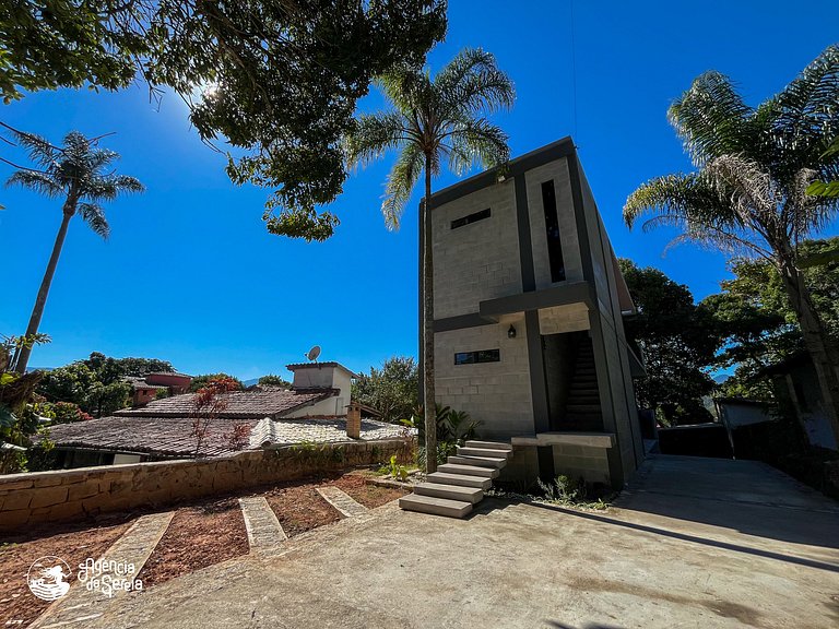 Loft 5 pessoas, perto da praia Curral e cachoeira
