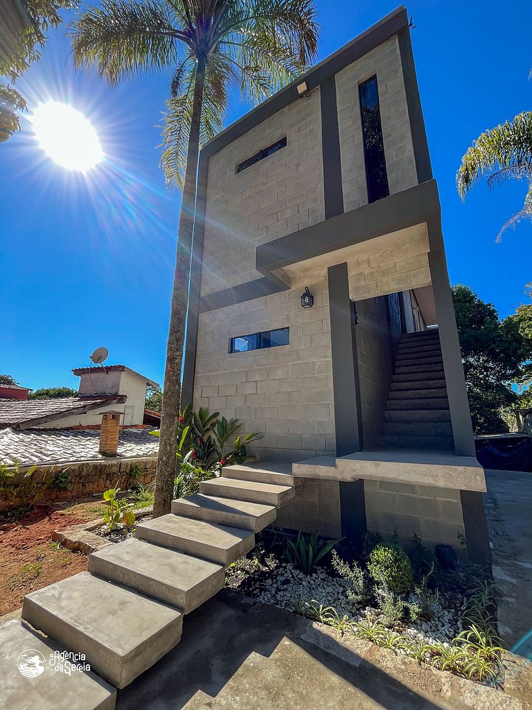 Loft 5p perto Curral e cachoeira, Bexiga, Ilhabela | Sereia
