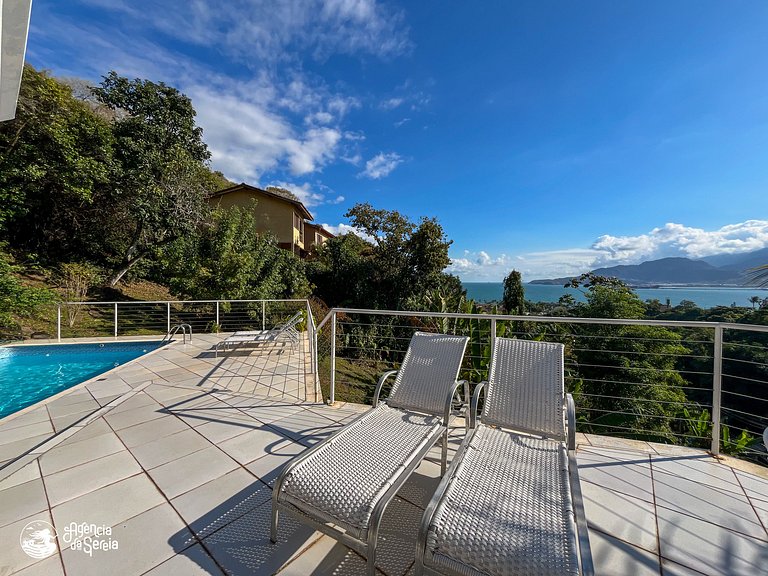 Casa vista mar e piscina priv., Itaguaçu, Ilhabela | Sereia