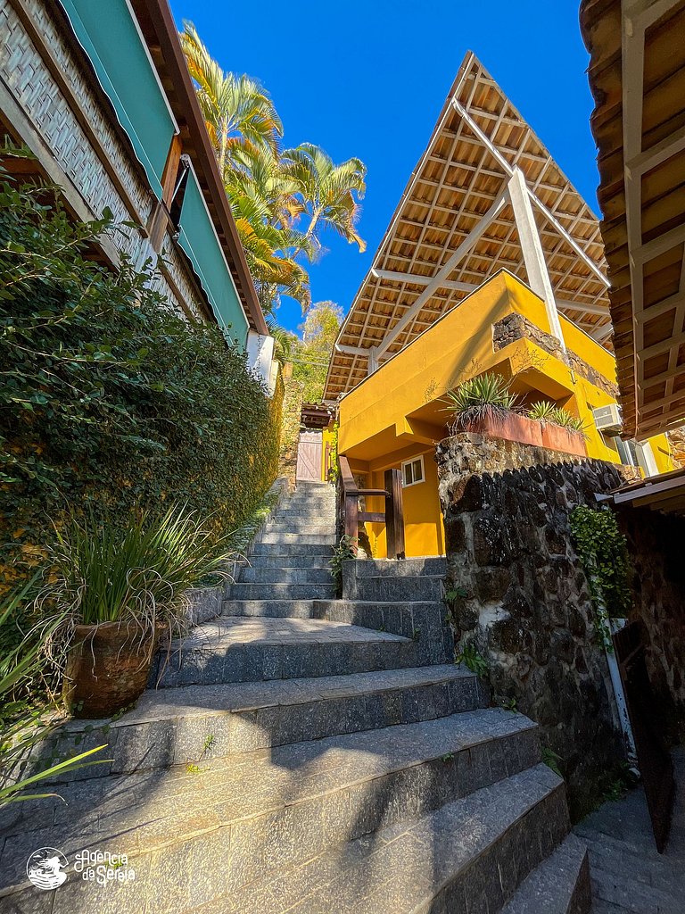Casa vista mar e piscina priv., Itaguaçu, Ilhabela | Sereia