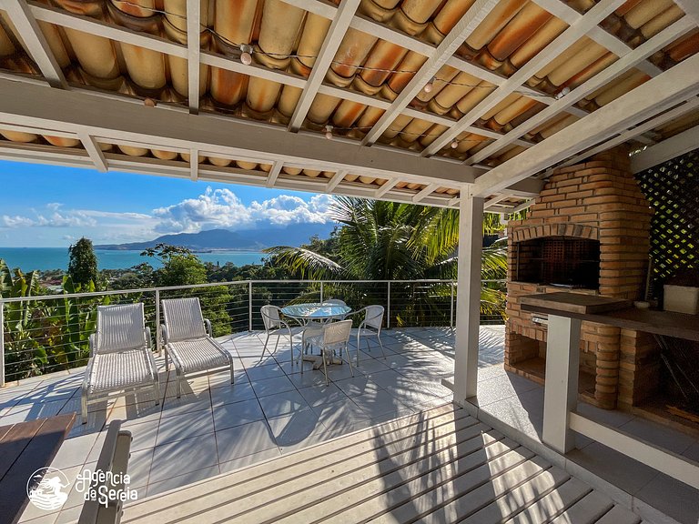 Casa vista mar e piscina priv., Itaguaçu, Ilhabela | Sereia