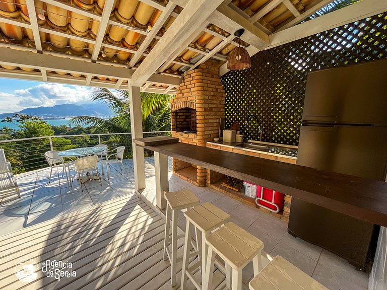 Casa vista mar e piscina priv., Itaguaçu, Ilhabela | Sereia