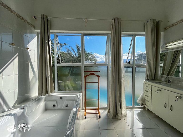 Casa vista mar e piscina priv., Itaguaçu, Ilhabela | Sereia
