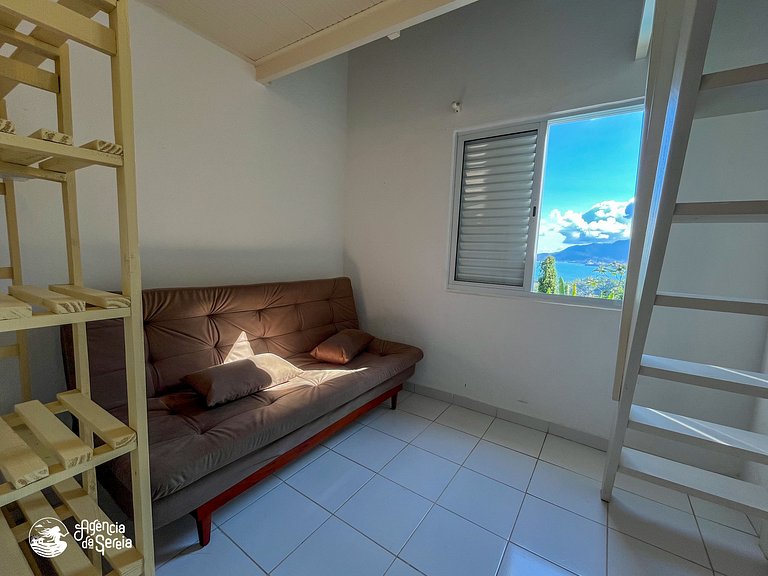 Casa vista mar e piscina priv., Itaguaçu, Ilhabela | Sereia