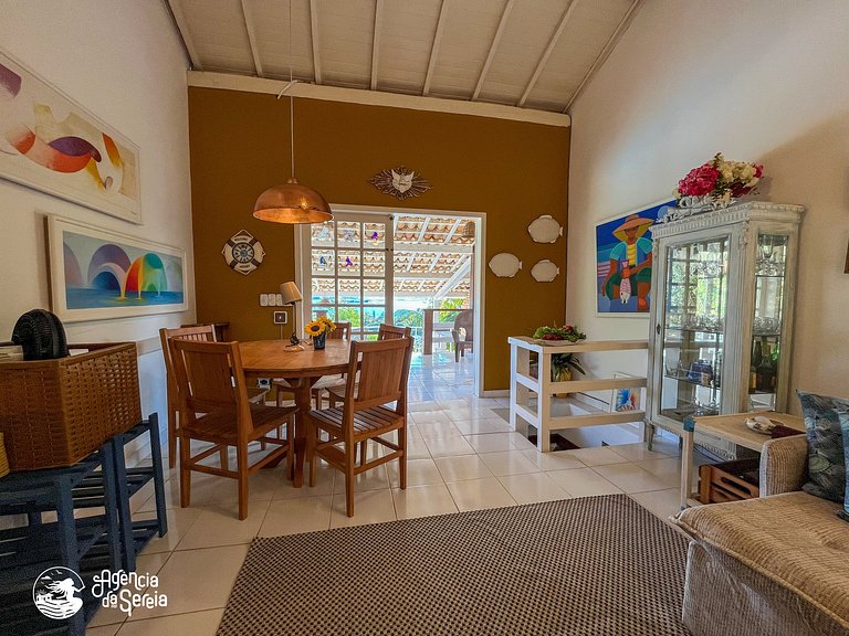 Casa vista mar e piscina priv., Itaguaçu, Ilhabela | Sereia