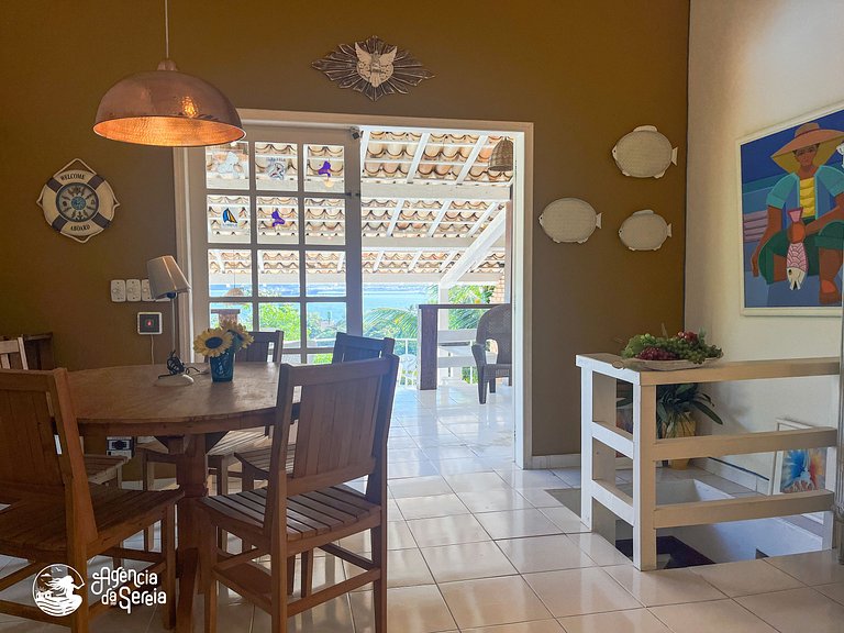 Casa vista mar e piscina priv., Itaguaçu, Ilhabela | Sereia