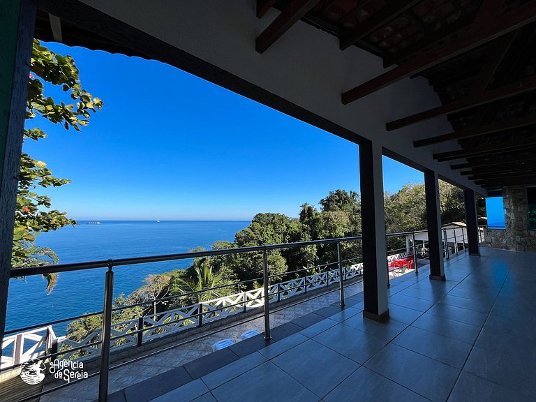 Casa costeira c/ vista e área gourmet, Borrifos | Sereia